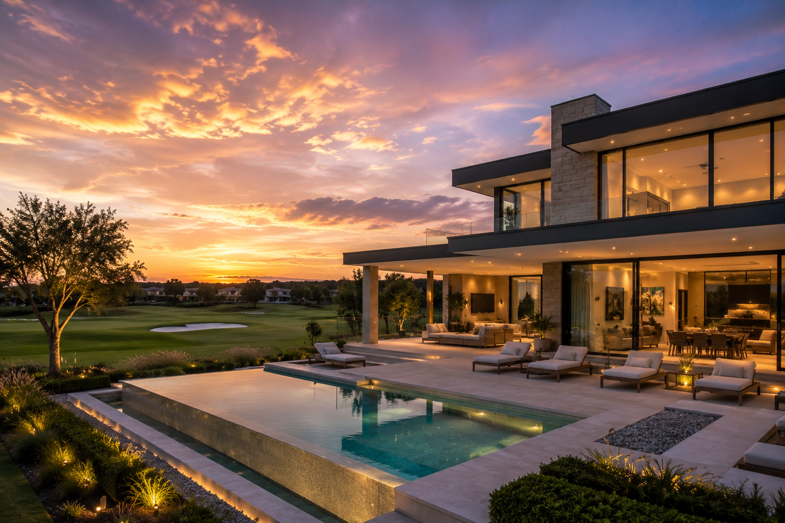 Residencia premium frente al golf